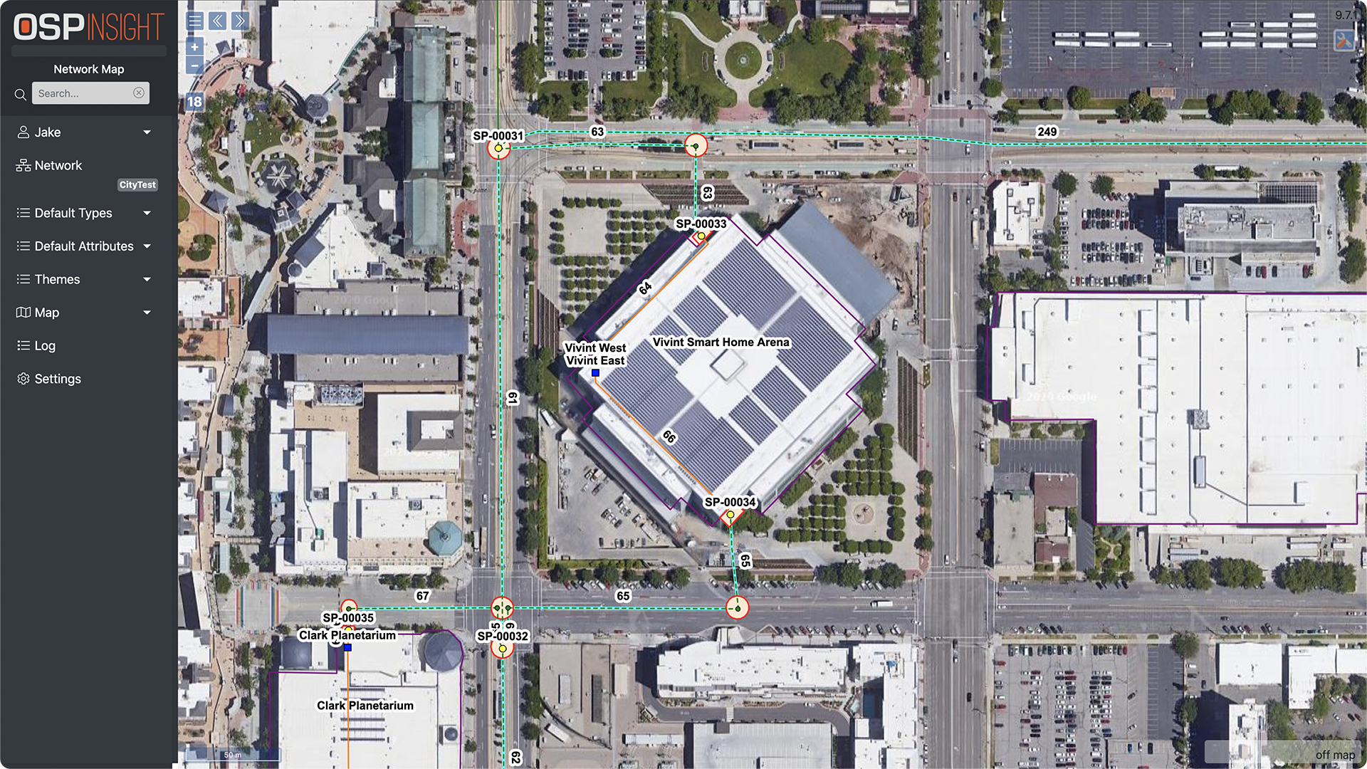 OSPInsight Web - Base Maps - Google Aerial